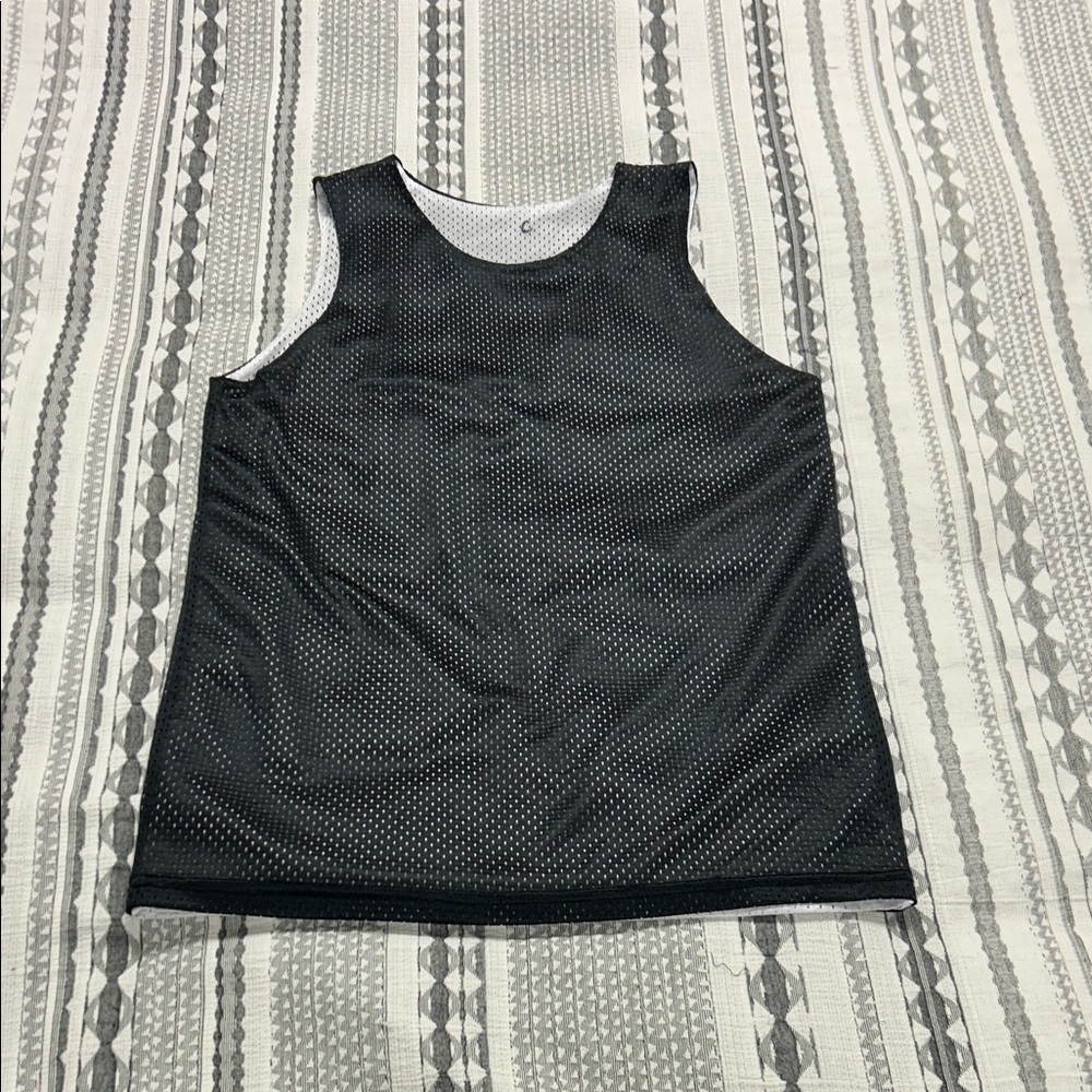 DSG Black Reversible Mesh Kids Basketball Jersey